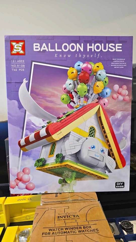 Balloon House Building Block Set