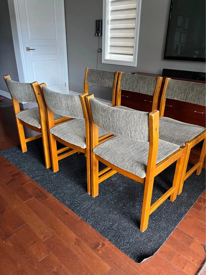 Set of 6 Mid-Century Modern Style Dining Chairs - photo 3
