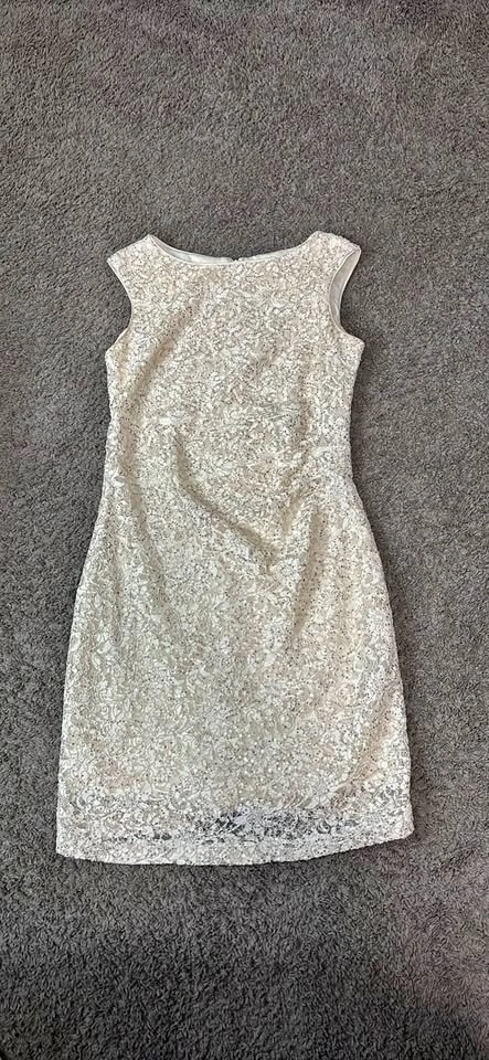 Cream Sequin Suzy Shier Dress