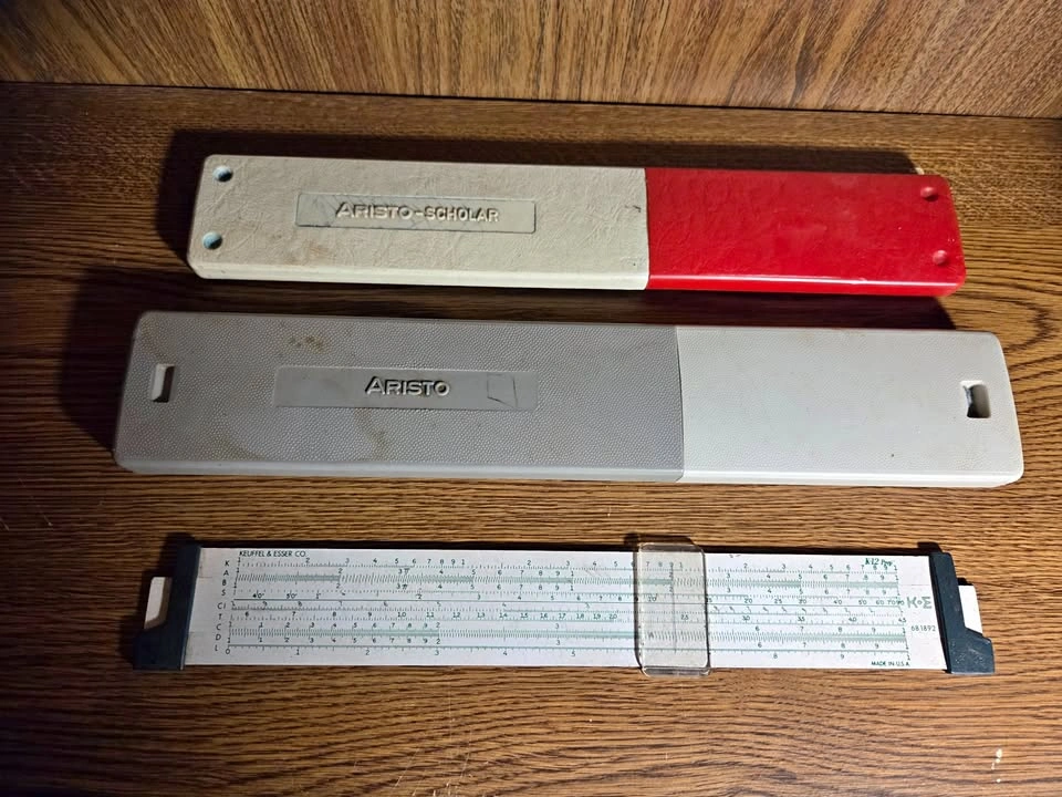 Vintage Slide Rule Calculators