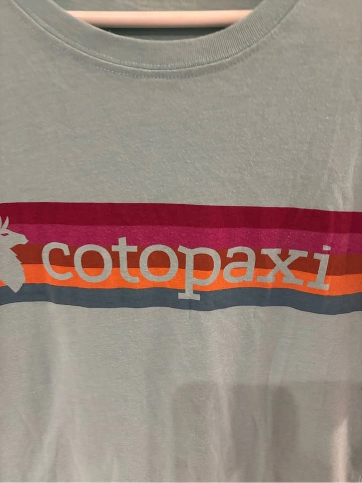 Cotopaxi Women’s Small Retro Stripe Logo Graphic T-Shirt - photo 2
