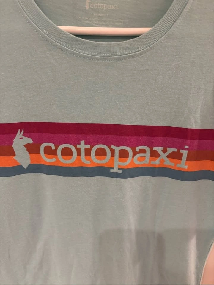 Cotopaxi Women’s Small Retro Stripe Logo Graphic T-Shirt - photo 3