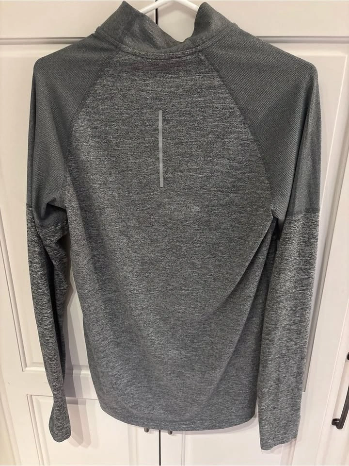 Nike Gray Half-Zip Dri-FIT Long Sleeve Training Jacket - photo 4