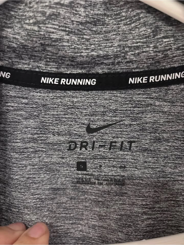 Nike Gray Half-Zip Dri-FIT Long Sleeve Training Jacket - photo 5
