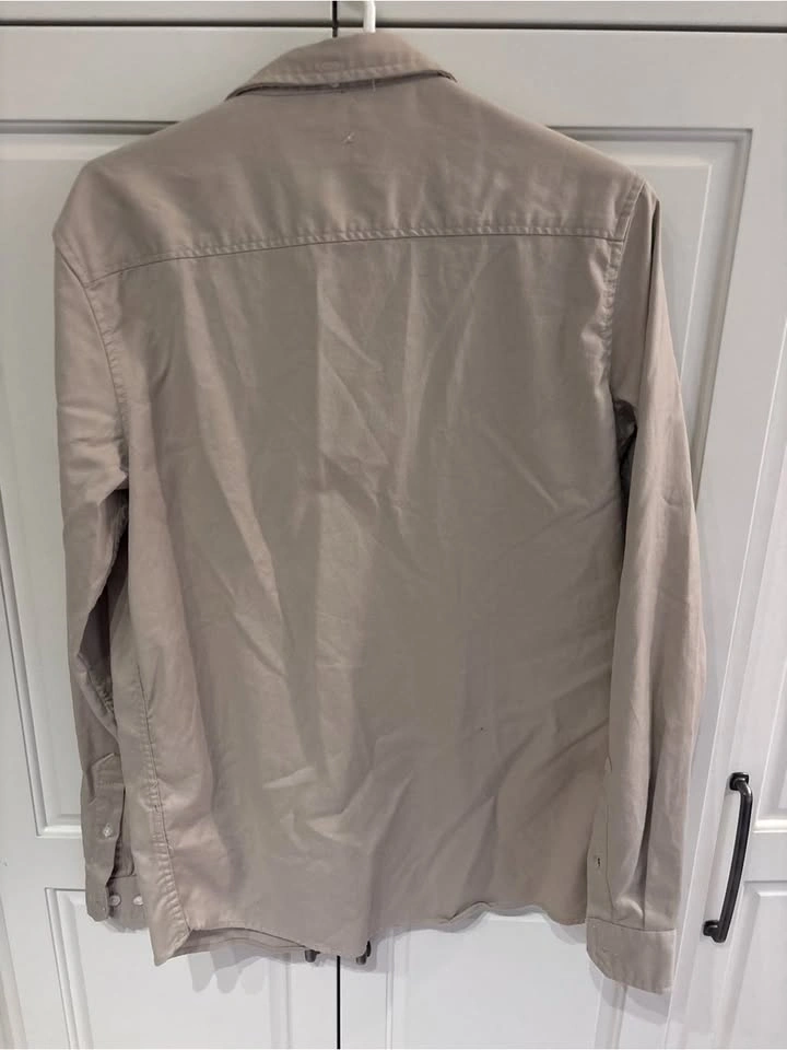 Ralph Lauren Men’s Beige Long-Sleeve Button-Down Shirt medium - photo 4