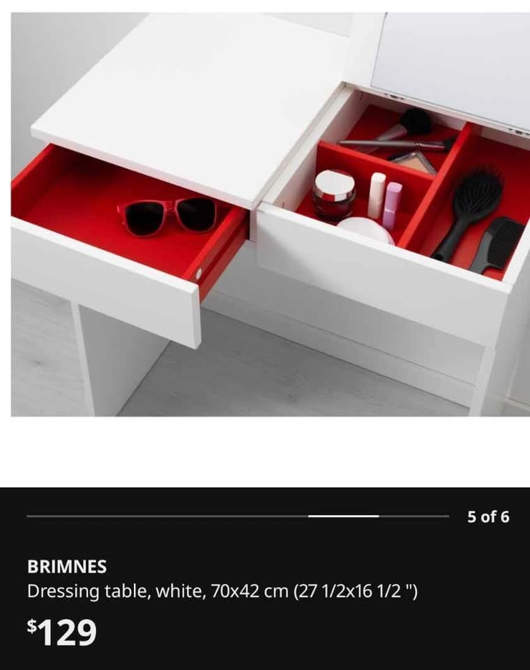 IKEA BRIMNES Vanity / Dressing Table - photo 3