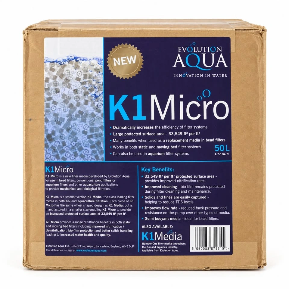 Evolution Aqua K1 Micro 50L Filter Media – New Sealed - photo 2