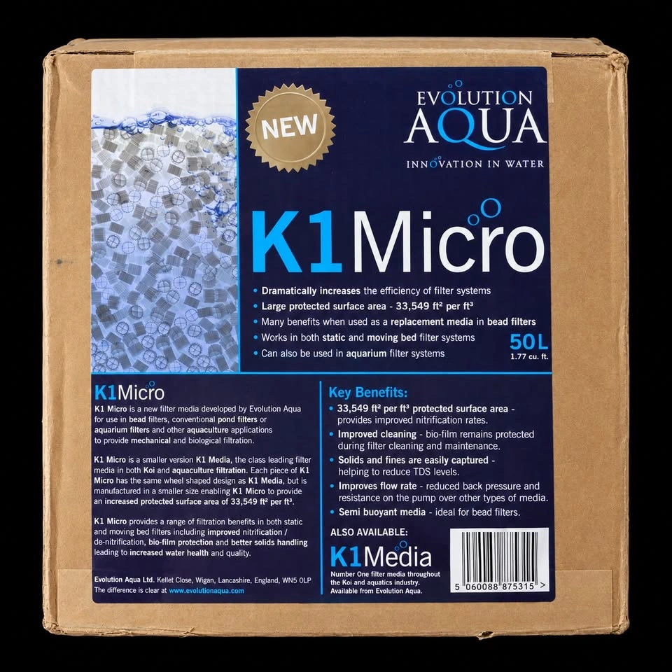 Evolution Aqua K1 Micro 50L Filter Media – New Sealed - photo 5