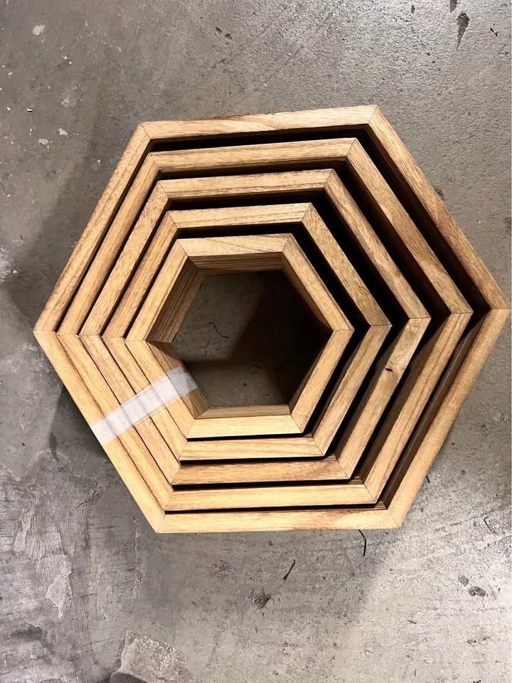 5 Nesting Hexagonal Shelves - photo 3