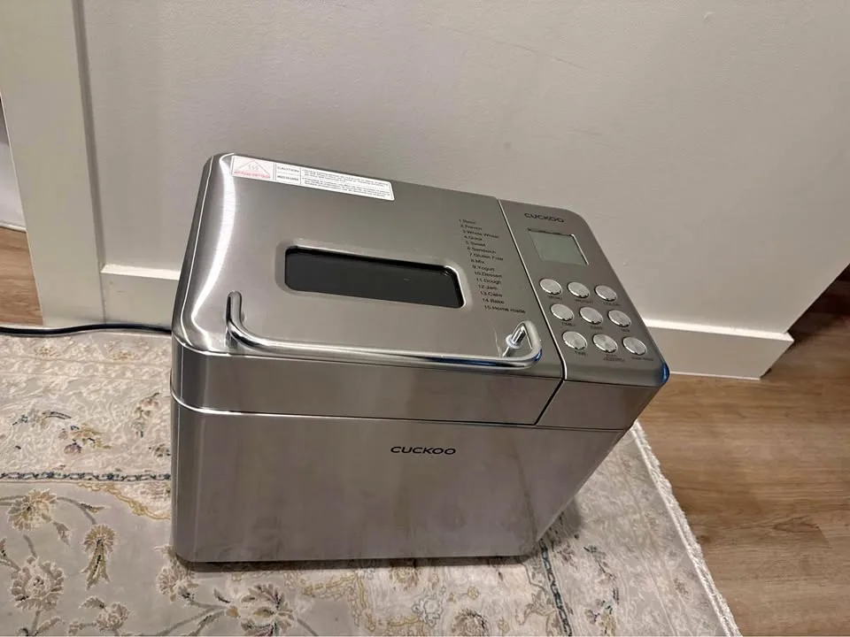 Cuckoo Stainless Steel Bread Maker – 15 Programs thumbnail