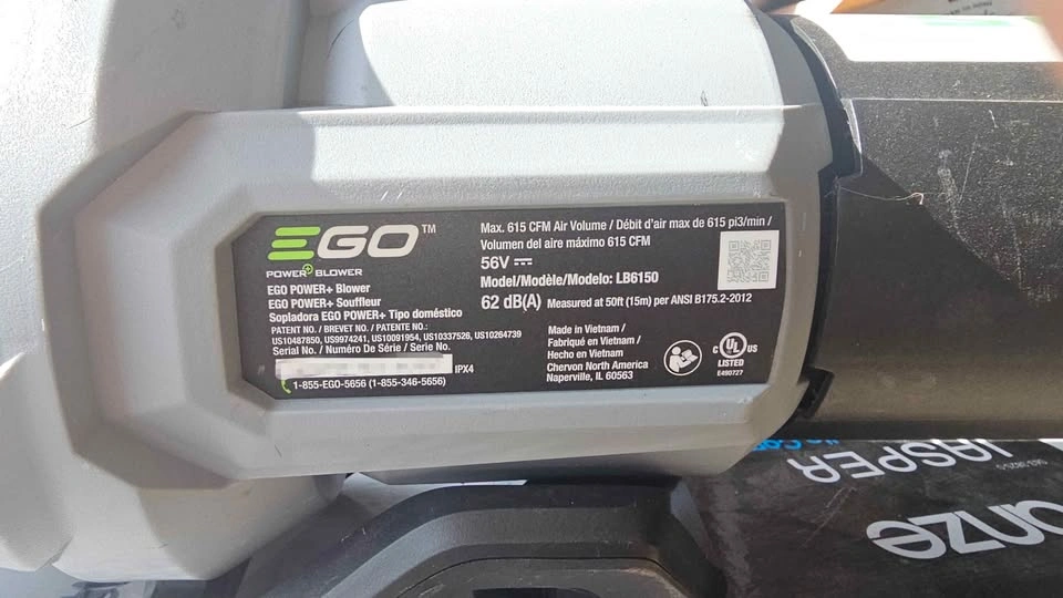 EGO POWER+ 615 CFM Blower + 2.5Ah Battery + Charger - photo 3