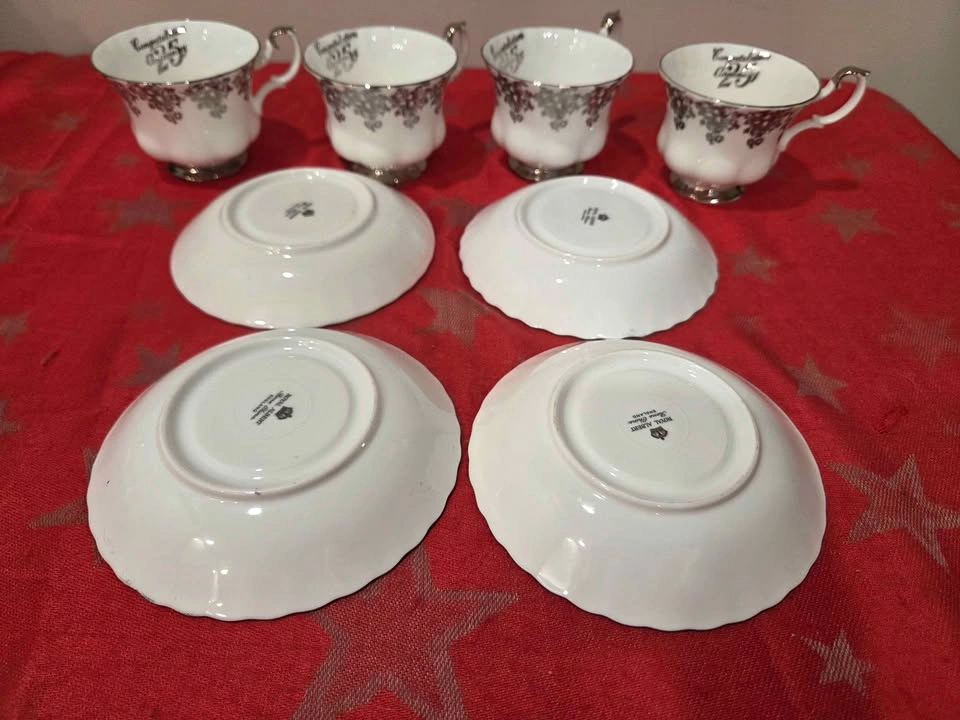 Royal Albert 25th Anniversary Teacups and Saucers - photo 5