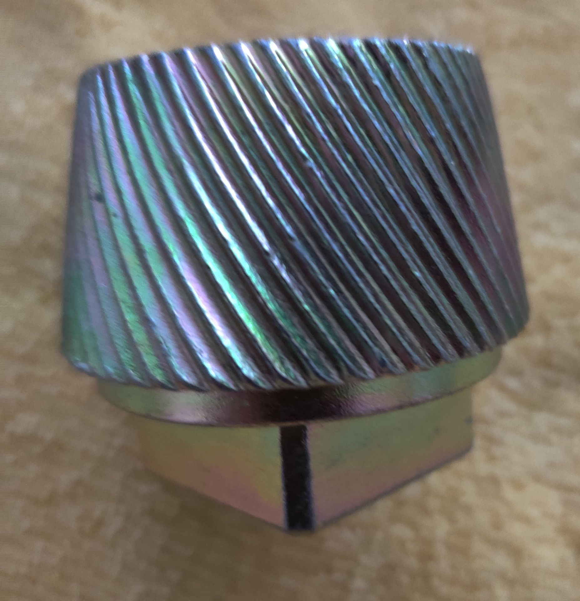 Bathtub Metal Knurled Cone Nut Hardware Fastener