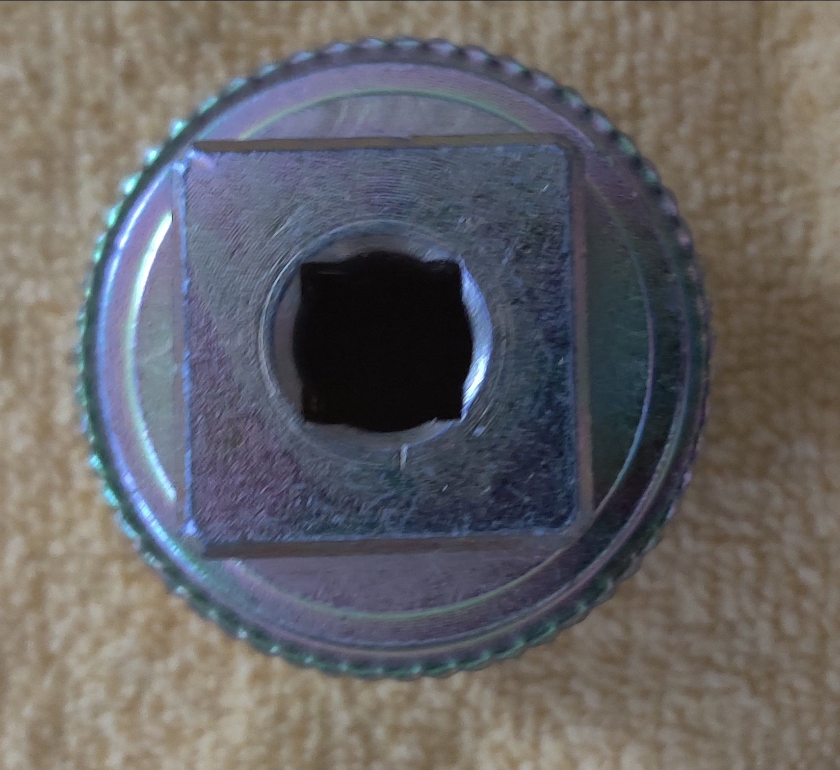 Bathtub Metal Knurled Cone Nut Hardware Fastener - photo 3