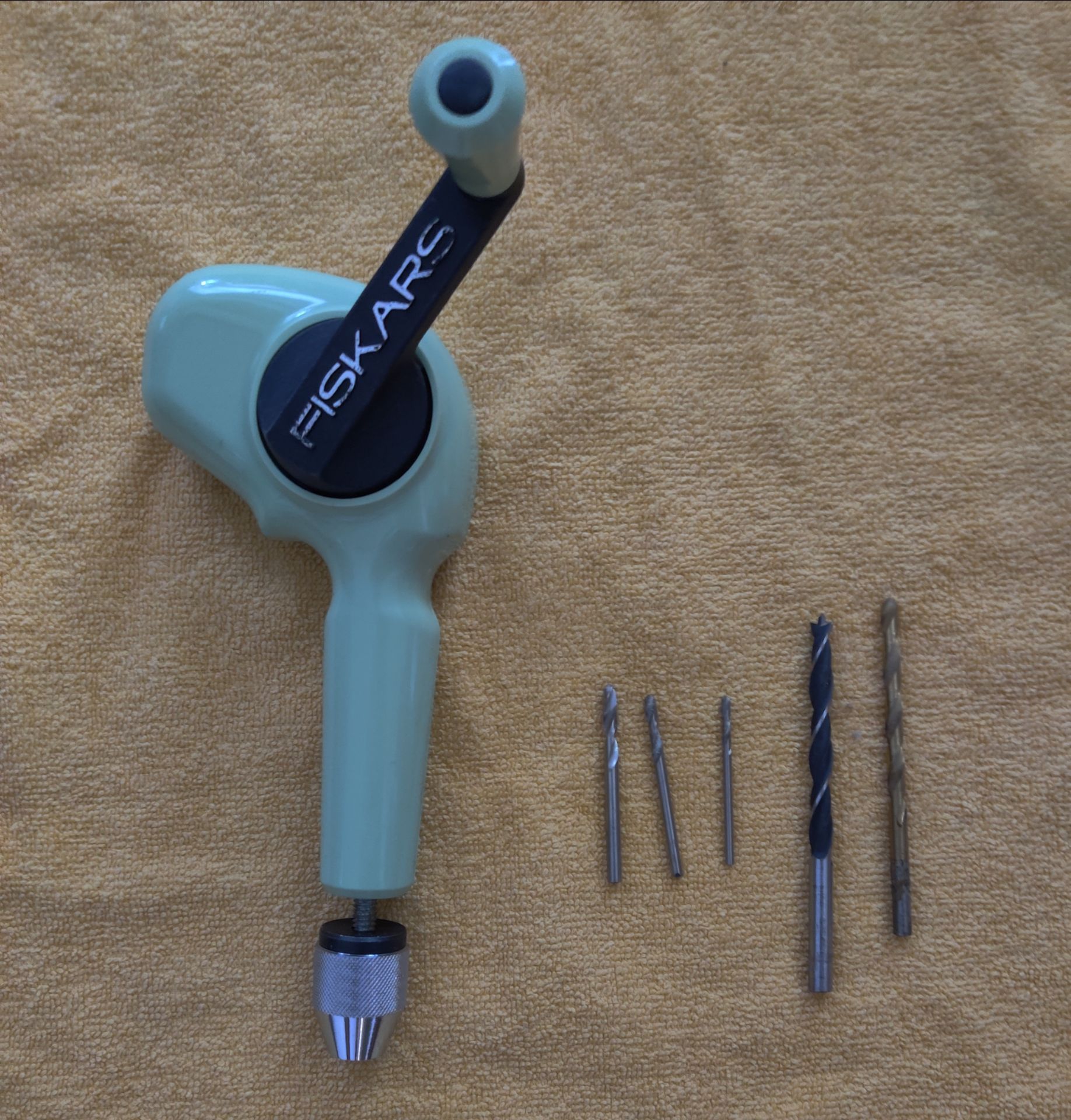 Fiskars Hand Drill with Drill Bits
