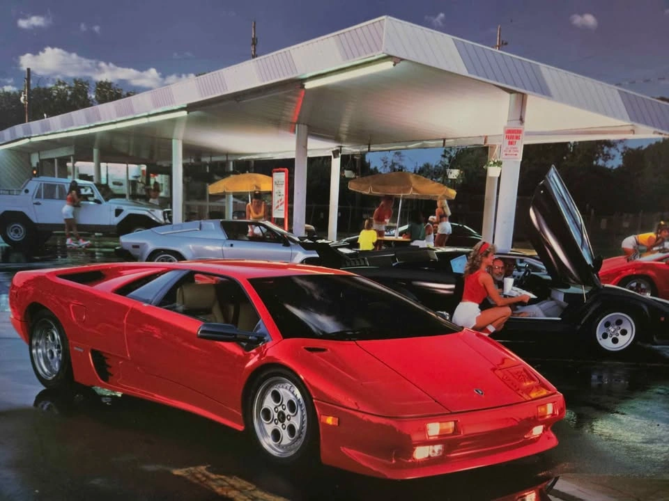 Vintage 1980s Automotive Poster - photo 3