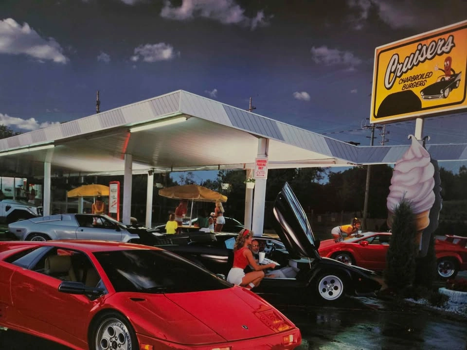 Vintage 1980s Automotive Poster - photo 4