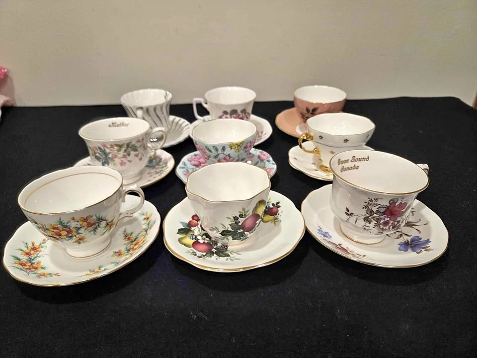 Teacup Sets, Made in England, Price per set
