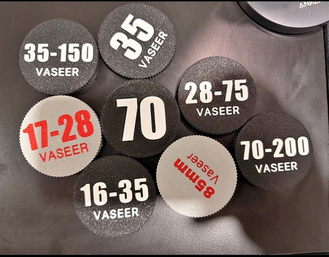 Lens Cap Index Markers