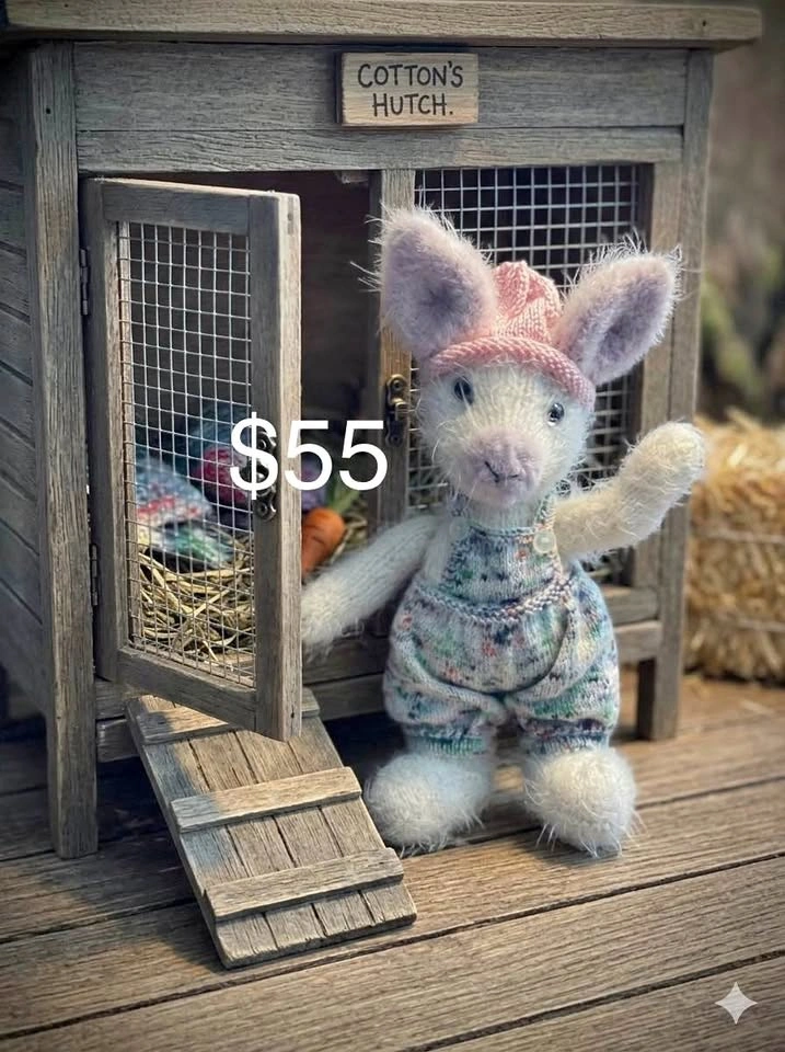 Hand Knitted Rabbit