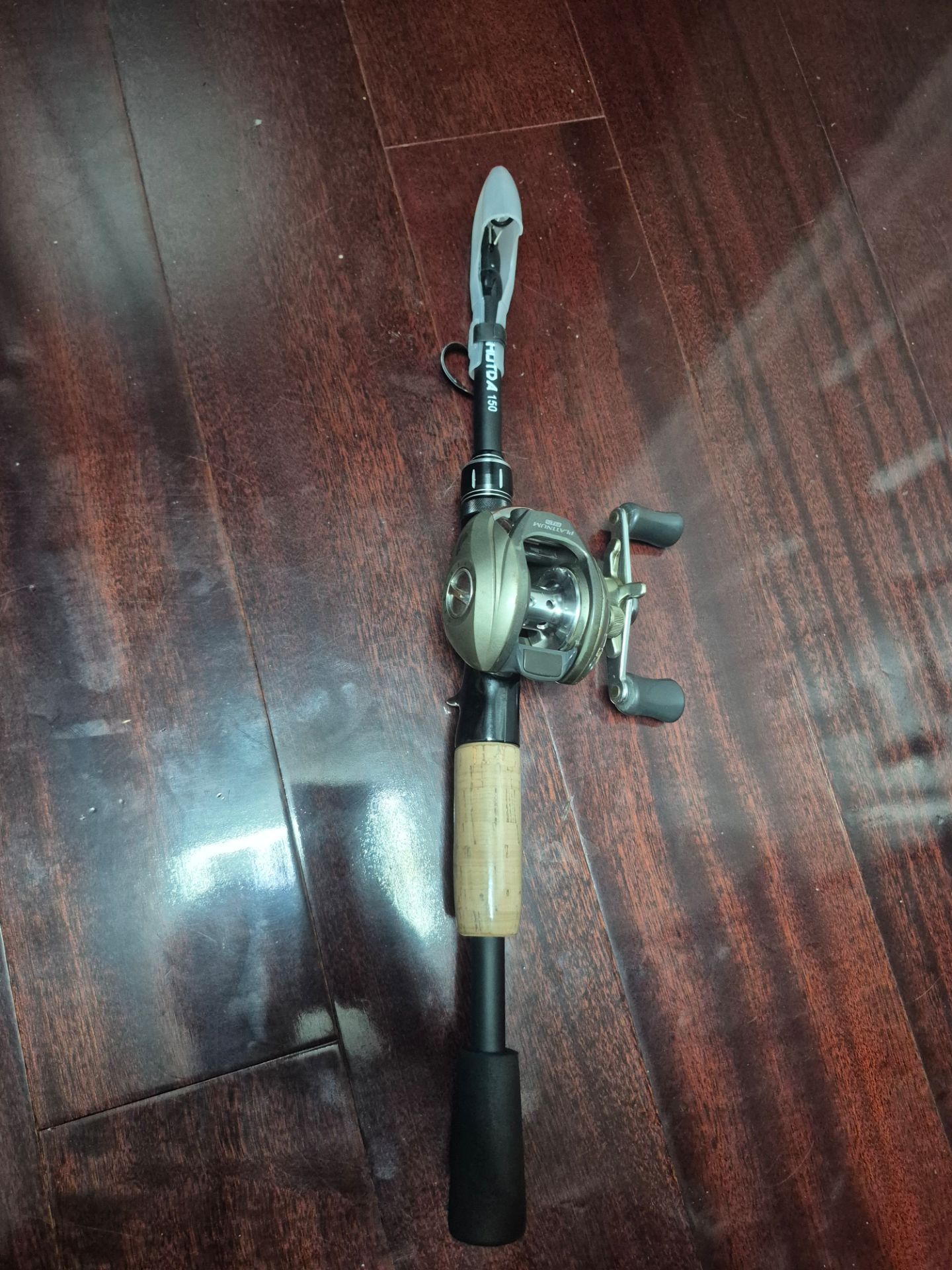 Pinnacle baitcaster with new travel fishing rod