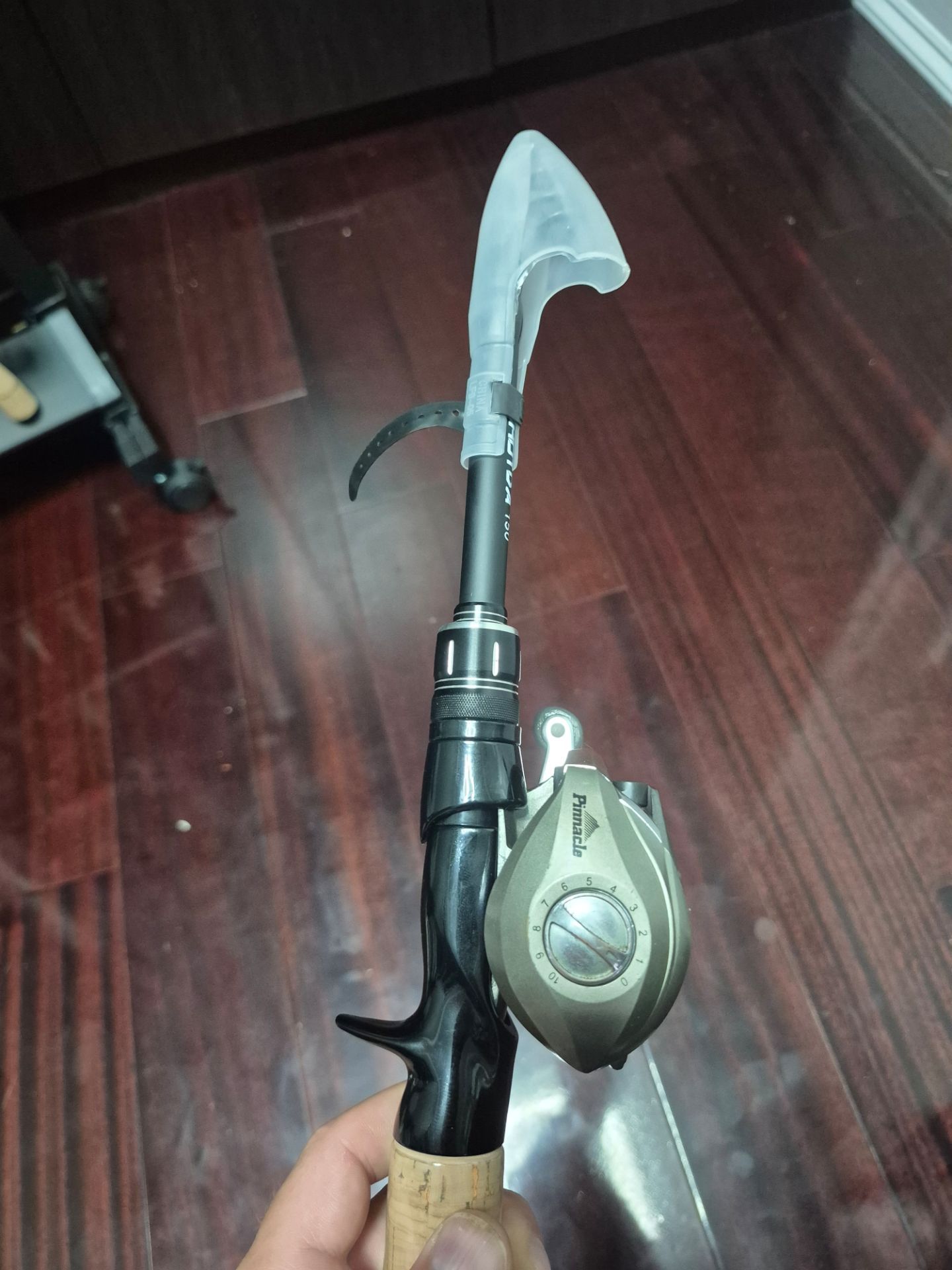 Pinnacle baitcaster with new travel fishing rod - photo 2