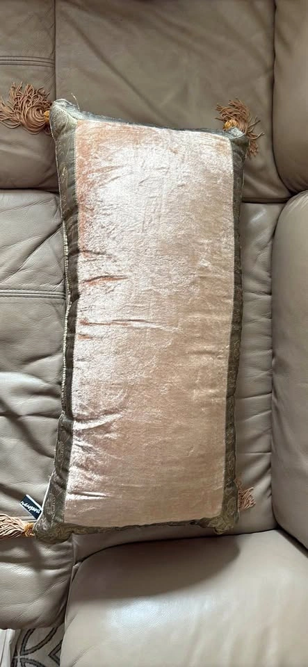 Decorative rectangular cushion 23”x10”