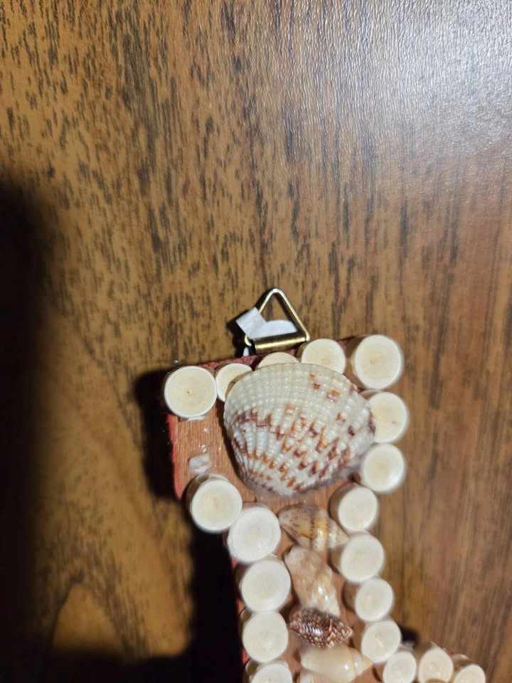 Guitar Shaped Thermometer Decorated with Shells - photo 3