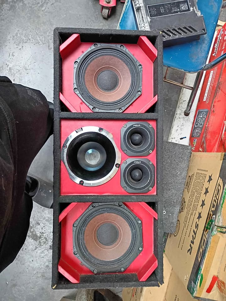 Chuchero 8" b&c con driver planta Banda