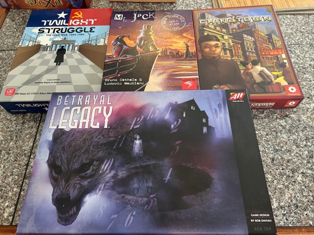 Game Bundle: Twilight Struggle, Betrayal Legacy, Mr. Jack - photo 2