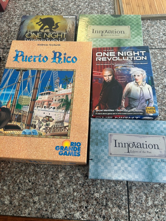Board Game Bundle: Puerto Rico, Innovation, One Night - photo 2