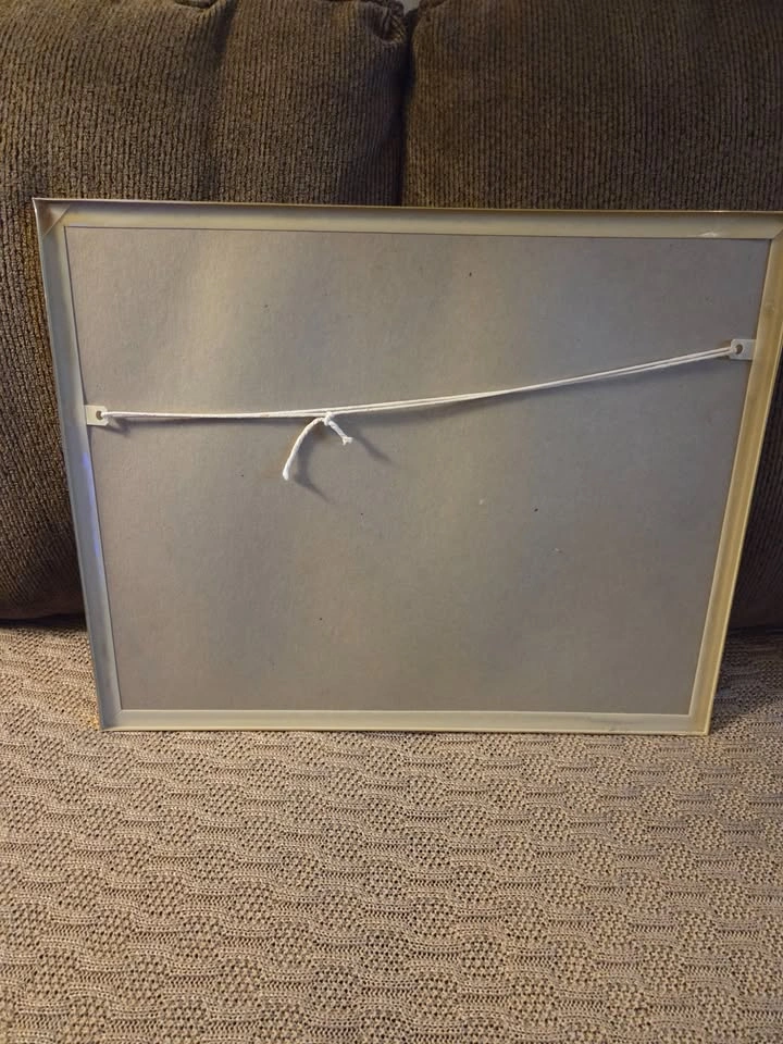 Winterscape Printed Artwork with Gold Frame - photo 2