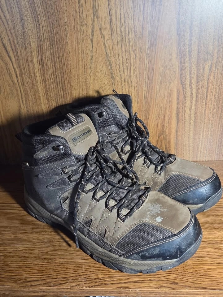 Outbound Brown Insulated Waterproof Trail Hiking Boots Men's Siz - photo 2