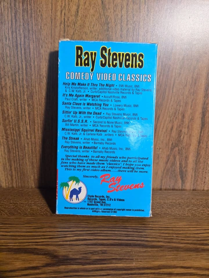 Ray Stevens Comedy Video Classics VHS Tape - photo 2