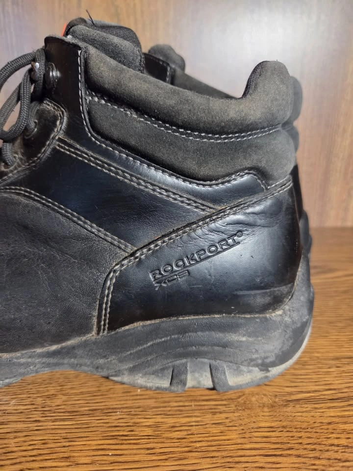 Rockport XCS Men's Black Leather Ankle Hiking Boots Size 11 - photo 2