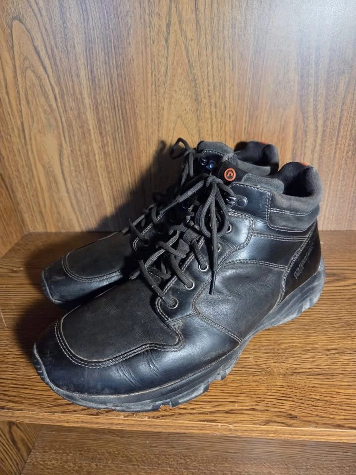 Rockport XCS Men's Black Leather Ankle Hiking Boots Size 11 - photo 3