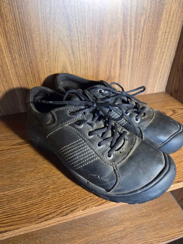 Size 11 Men's Black Leather Keen Oxford Shoes - photo 2