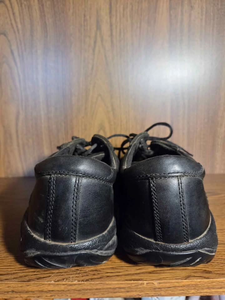 Size 11 Men's Black Leather Keen Oxford Shoes - photo 4