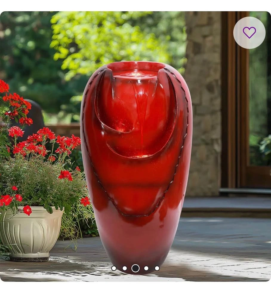 Outdoor Water Fountain With LED Light - photo 4