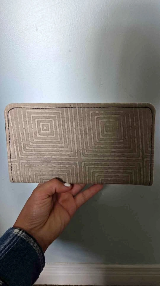 Long Wallet - Brown/Beige Pattern