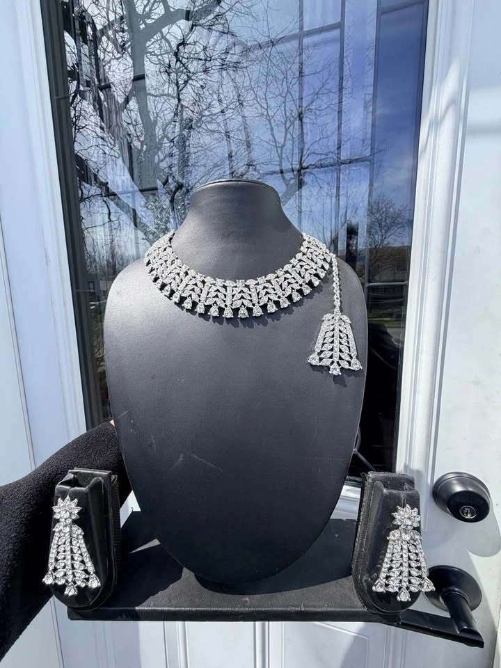 Brand New Indian Bridal Jewelry Necklace Set - photo 5