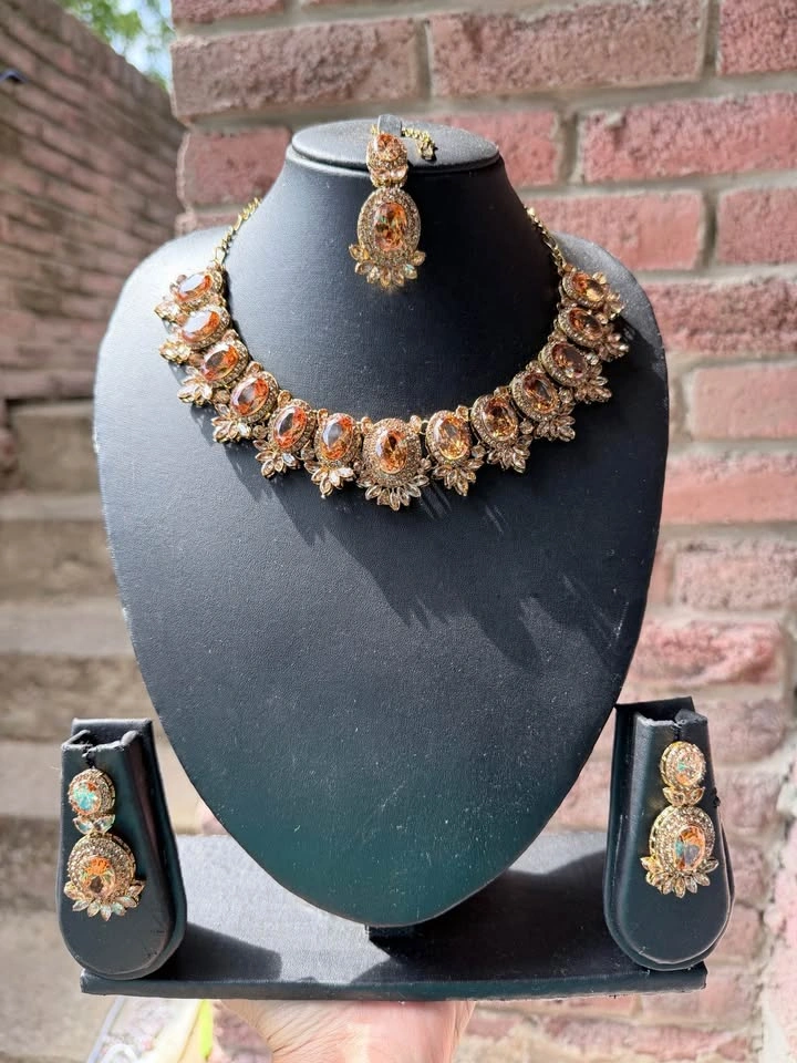 Brand New Indian Silver Jewelry Set - photo 3