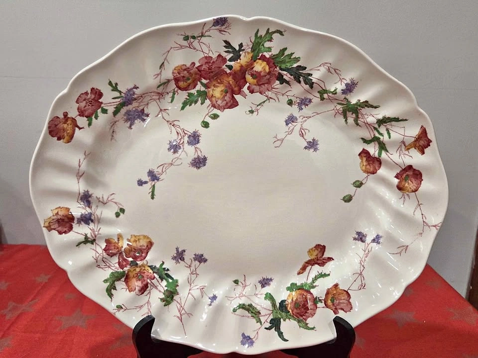 Royal Doulton Sherborne Large Oval Plate, 15.5"×12.5"
