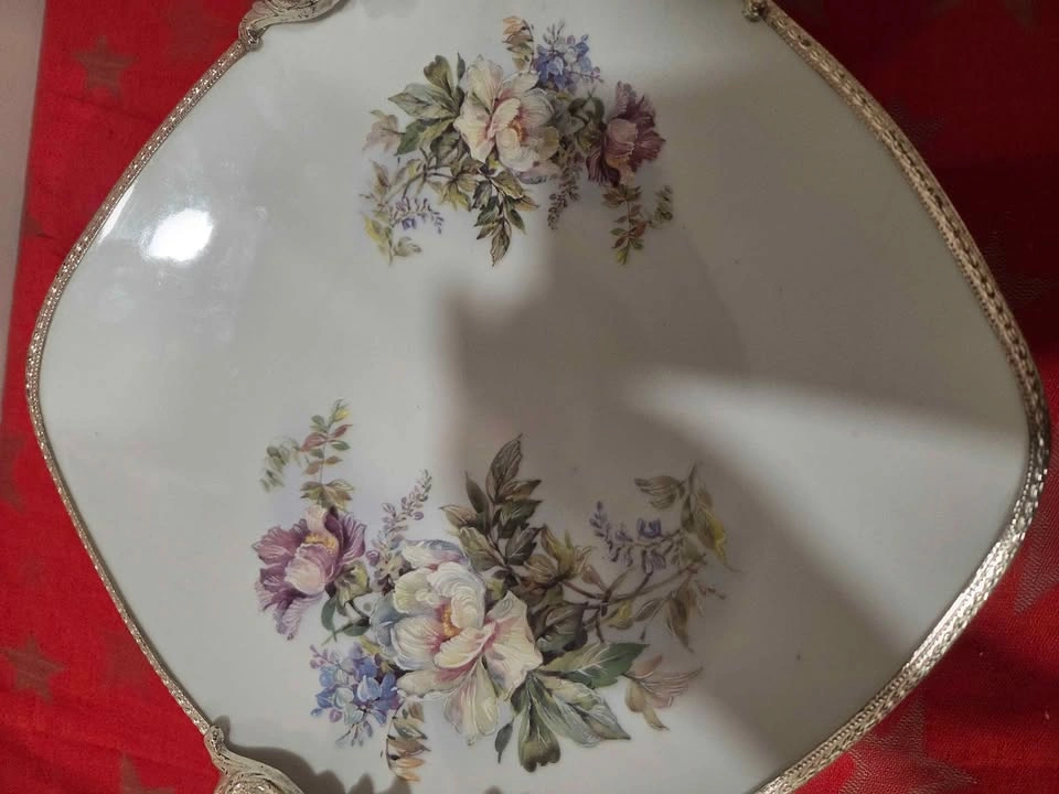 Vintage Iranian Porcelain Serving Tray By Maghsoud Porcelain - photo 5