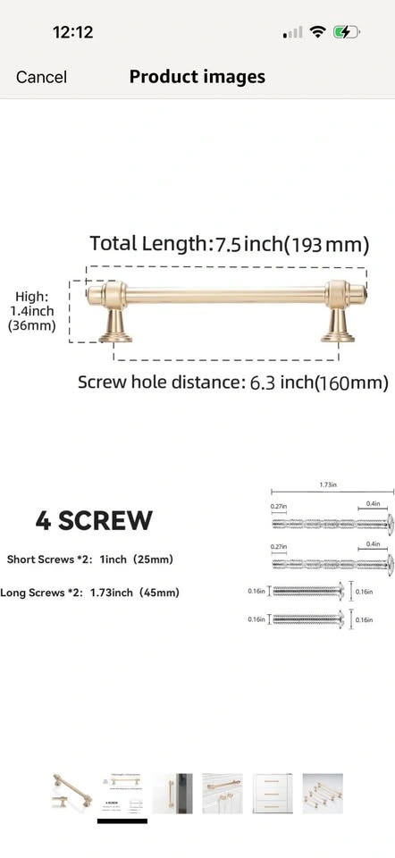 New-10 pack- 6 1/4” cabinet handles - photo 2