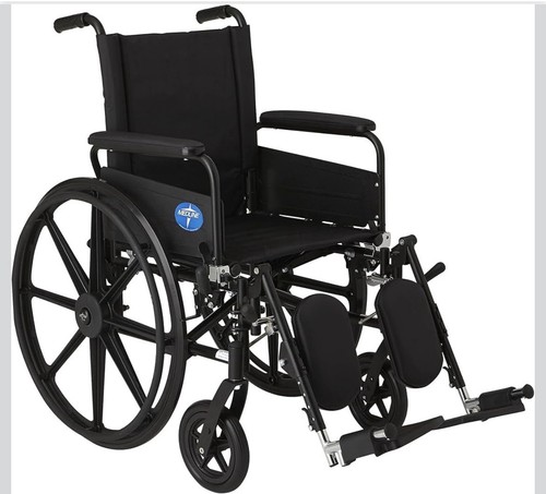 Medline K4 Excel 18in Wheelchair Lightweight Folding