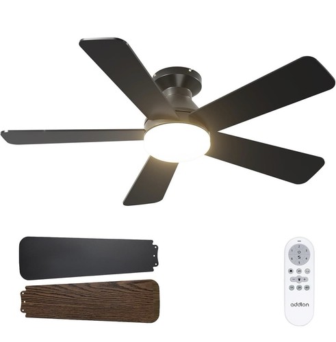 addlon 42 Inch Ceiling Fans with Lights and Remote, Low Profile,