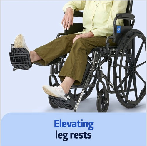 Medline Guardian K4 Wheelchair, 20" Wide, Removable Arms - photo 4