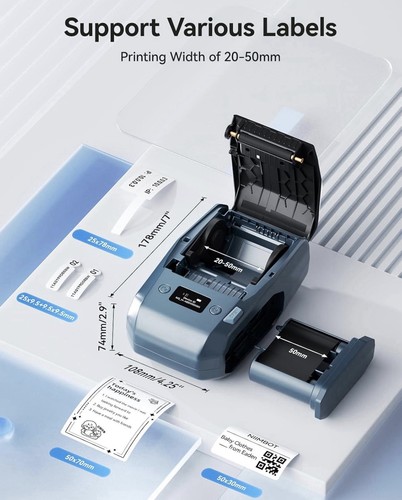 NIIMBOT M2 2 Inch Thermal Transfer Label Maker, 300DPI - photo 5
