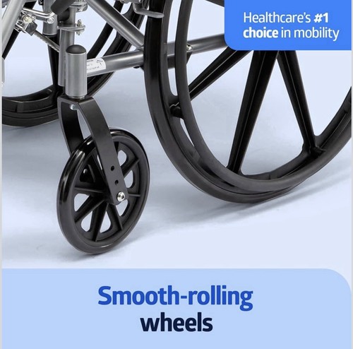 Medline Guardian K4 Wheelchair, 20" Wide, Removable Arms - photo 2